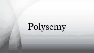 Polysemy [upl. by Roderick70]