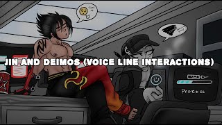 Jin And Deimos Voice Line Interactions TEKKEN x Madness Combat AU [upl. by Hampton]