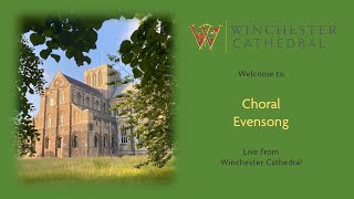 101624 Choral Evensong live from Winchester Cathedral 🇺🇦 [upl. by Hafler]