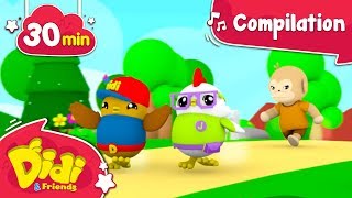 Nursery Rhymes amp Kids Songs Compilation  Didi amp Friends English  Here Comes Mon [upl. by Giesecke]