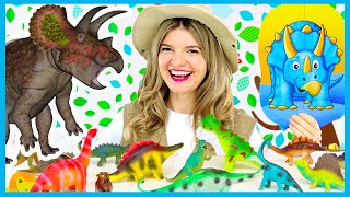 Dinosaurs for Kids  Learn Colors for Kids with Dinosaur Puzzle and Dinosaur Toys  Speedie DiDi [upl. by Walkling]