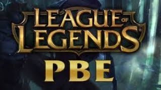 PBE server league of legends tutorial [upl. by Aicirt]