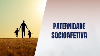 Paternidade socioafetiva [upl. by Wessling]