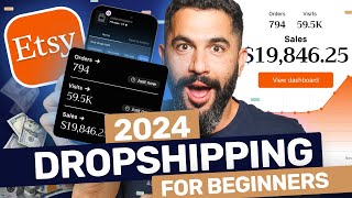 How To Start Dropshipping On Etsy BEGINNERS TUTORIAL [upl. by Ainivad]