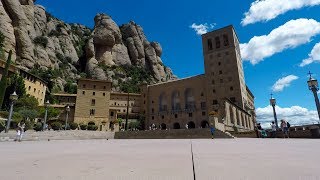 Montserrat Monastery near Barcelona [upl. by Bibbye]