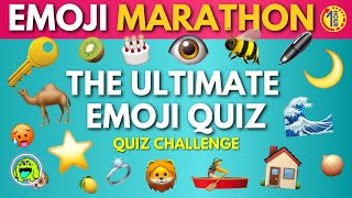 THE ULTIMATE EMOJI QUIZ MARATHON 🥳🤪 [upl. by Rodavlas365]