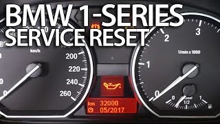 How to reset service reminder in BMW 1Series E81 E82 E87 E88 inspection [upl. by Dibbell]