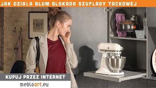 Blokada szuflady tackowej blum 295H5700 [upl. by Shenan]