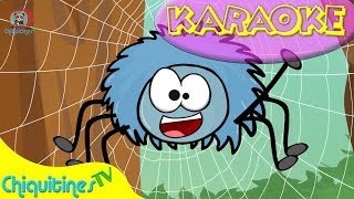 Witsy Witsy Araña  Karaoke [upl. by Analim]