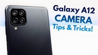 Samsung Galaxy A12  Camera Tips amp Tricks [upl. by Ainnek]