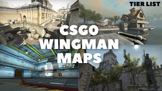 CSGO Wingman Map Tier list [upl. by Iem]