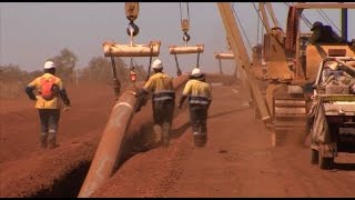 Fortescue River Gas Pipeline construction [upl. by Naed]