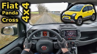 Fiat Panda Cross 4x4 09 TwinAir 2021  POV test drive [upl. by Huebner]