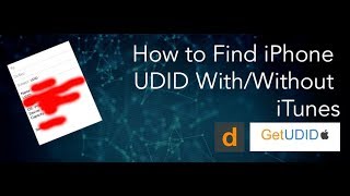 Learn How To Find iPhone UDID Unique Device Identifier [upl. by Ahsiled]