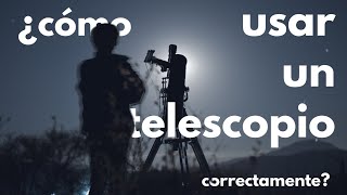 ¿QUIERES USAR UN TELESCOPIO  aprende como 1 nivel básico [upl. by Charity]