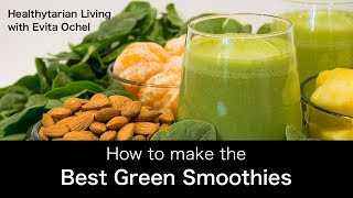 How to Make a Green Smoothie — 5 Step Template whole food vegan oilfree [upl. by Guinevere]