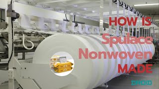 Wet wipes raw material Spunlace nonwoven for wet wipes production process Droid Group [upl. by Norse266]