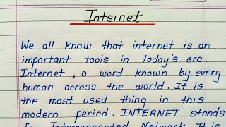 Internet essay writing in english [upl. by Acinoda]