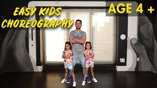 Easy Kids Choreography  Hip Hop Dance Tutorial AGES 4  MihranTV [upl. by Branca815]