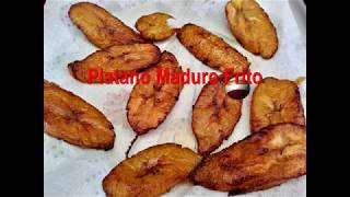 Platano Macho Maduro Frito [upl. by Tracey]