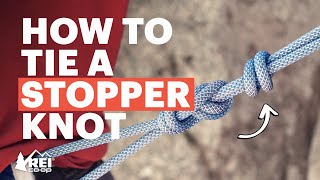 Rock Climbing How to Tie a Stopper Knot [upl. by Ennovaj527]