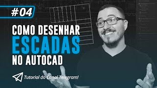 COMO FAZER ESCADA NO AUTOCAD  AUTOCAD  HEITORDOESTUDIOMAO [upl. by Normalie]