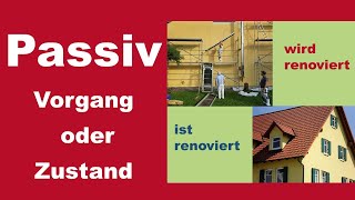 Vorgangspassiv und Zustandspassiv B2C1 [upl. by Frants]