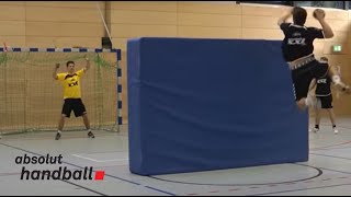 Handball position training for backcourt players 1 [upl. by Yelsew]