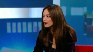 Kristin Kreuk On George Stroumboulopoulos Tonight INTERVIEW [upl. by Aerdnaed]