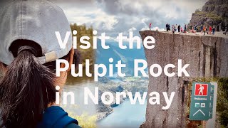 Preikestolen Pulpit Rock in Norway Awesome place for hiking when visiting in Stavanger [upl. by Ahtilat]