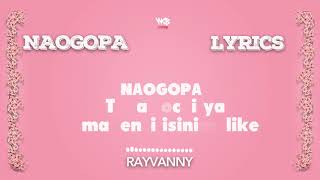 Rayvanny  Naogopa Official lyrics [upl. by Notsla577]