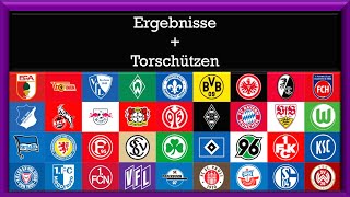 Die Ergebnisse der 1 und 2Bundesliga Bundesliga Spieltag 7 2 Bundesliga Spieltag 9 [upl. by Ellicec673]