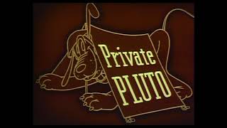 Pluto – Private Pluto 1943 – original RKO titles [upl. by Wall]