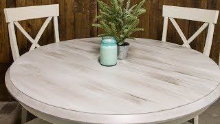 Easy Gray Barnwood Paint Effect Tutorial [upl. by Judd]