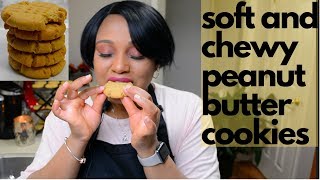 Soft and Chewy Peanut Butter Cookies [upl. by Aleehs]