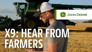 Hear from Farmers  John Deere X Series Combines [upl. by Nodnol]