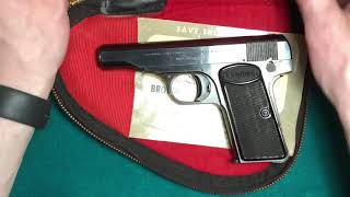 Belgium made Browning Model 1910 380 ACP Hammerless Pocket Pistol [upl. by Ihc]