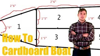 How to Make a Cardboard boat  That Wins [upl. by Elolcin204]