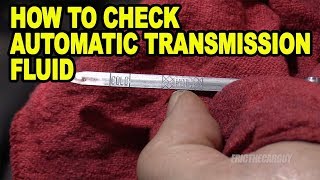 How To Check Automatic Transmission Fluid [upl. by Yeliah]