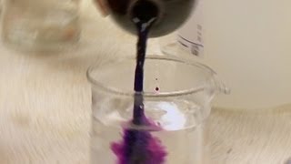 Potassium Permanganate Colour Change reaction only [upl. by Ynahpets]