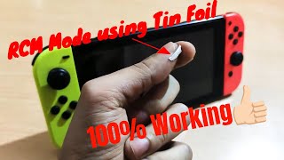 DIY Rcm Rig  Get into Nintendo switch recovery mode using a Tin Foil [upl. by Putscher447]