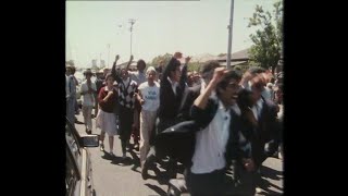 South Africa  Anti Apartheid Demonstrations  Student protest  Afrikaans  TV Eye  1985 [upl. by Briano654]