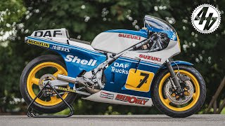 Riding Barry Sheenes RG500 at Cadwell Park [upl. by Verlie]