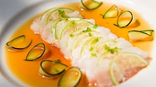 Receta de tiradito de huachinango con ginebra [upl. by Nnylyar]