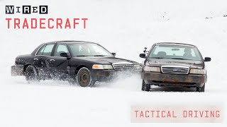 Pro Driver Shows Off Tactical Driving Techniques  Tradecraft  WIRED [upl. by Anamuj]