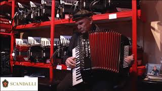 Scandalli Air 1 96 Bass Piano Accordion [upl. by Kalli]