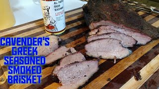 Cavenders Greek Seasoning Smoked Brisket [upl. by Amrak]