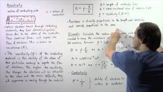 Resistivity Resistance and Conductivity [upl. by Yssirc]