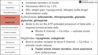 Antidiabetic medications [upl. by Lulu]