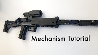 Lego Sniper Rifle Mechanism Tutorial [upl. by Gladdy]